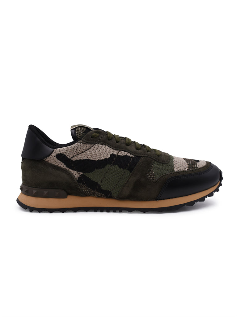 Tênis Baskets Rockrunner Valentino Garavani Verde Homme