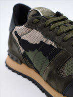 Tênis Baskets Rockrunner Valentino Garavani Verde Homme