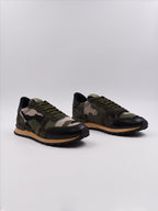 Tênis Baskets Rockrunner Valentino Garavani Verde Homme