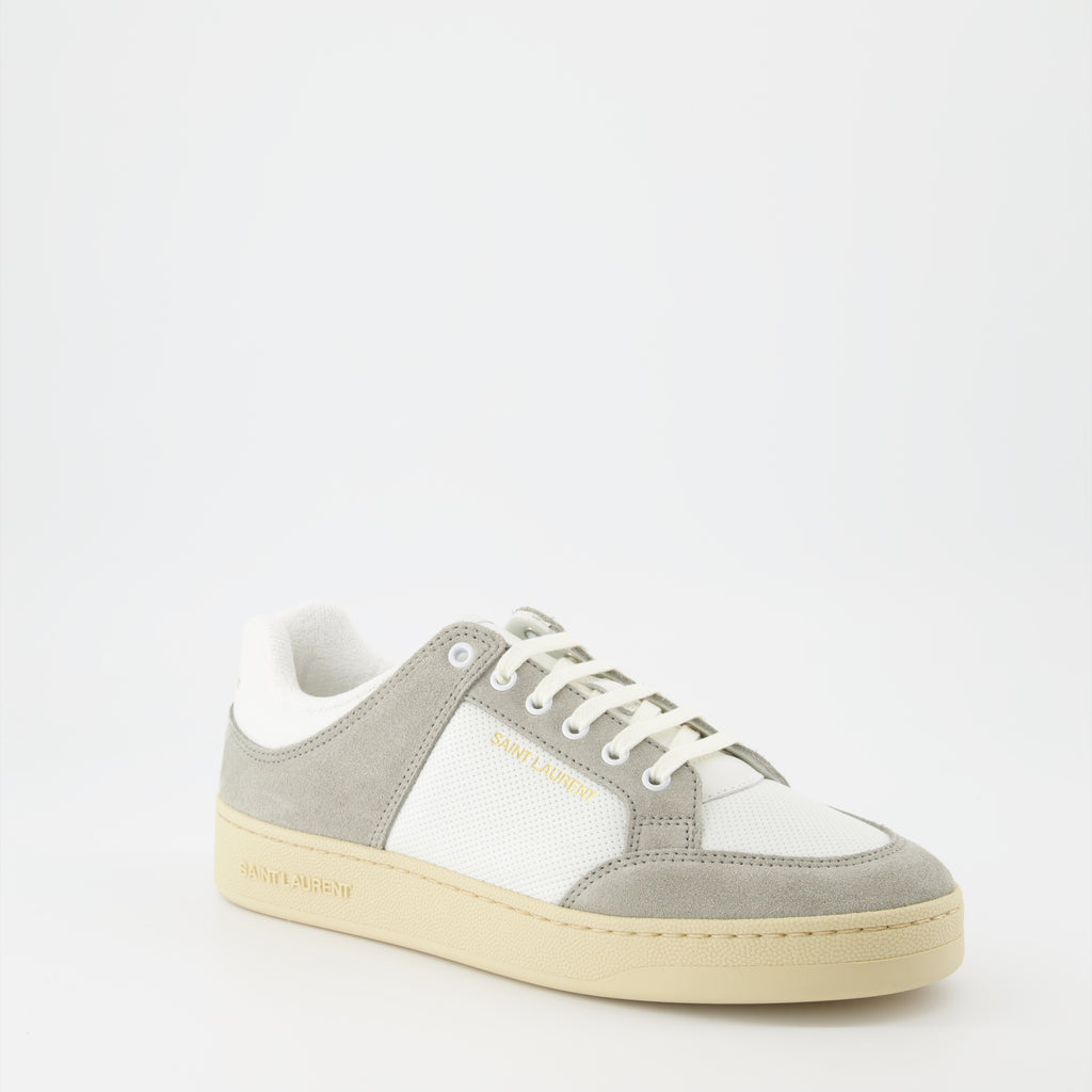 Baskets SL/61 en cuir et suède