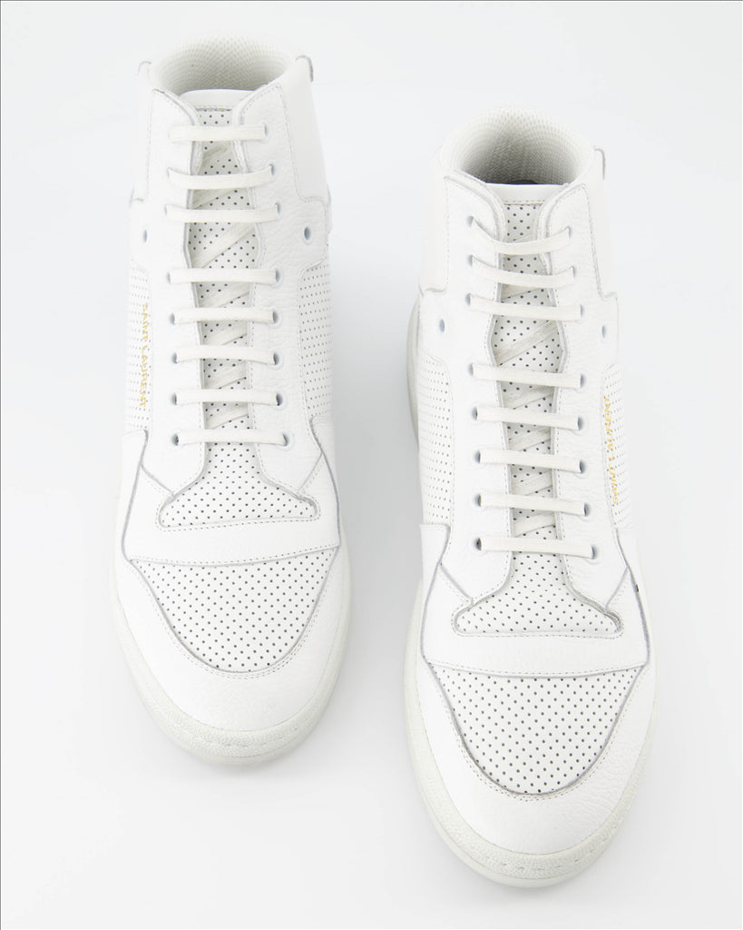 Sneakers SL24 High Top Sneakers Saint Laurent White Man
