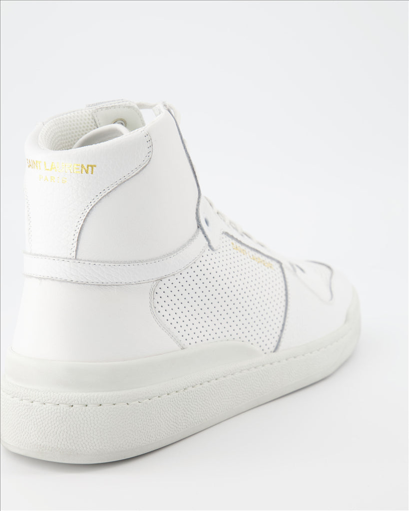 Sneakers SL24 High Top Sneakers Saint Laurent White Man