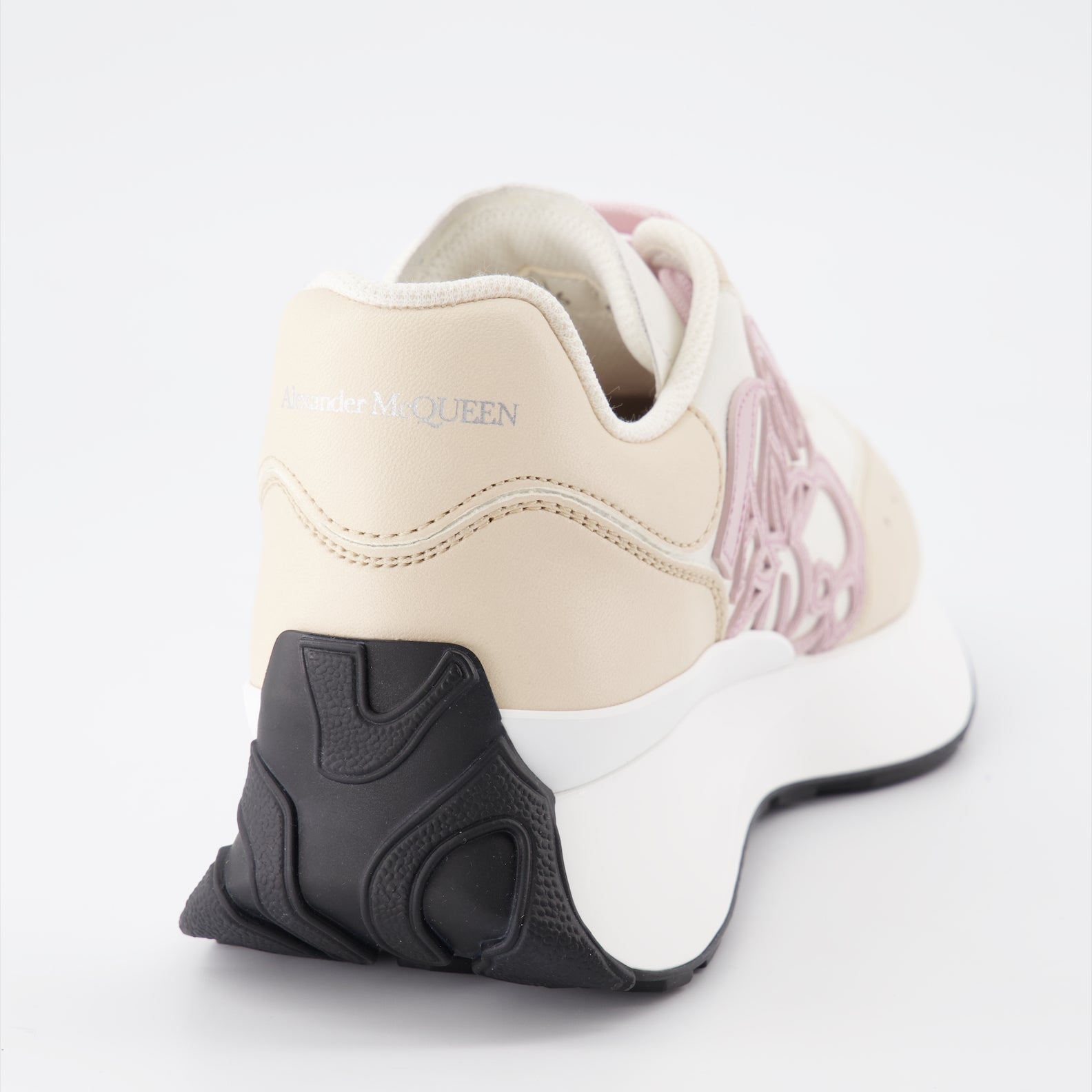 Sneakers Baskets Sprint Runner Alexander McQueen Beige Femme