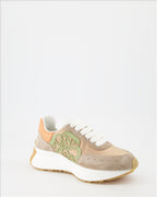Sneaker Baskets Sprint Runner Alexander McQueen Beige Femme
