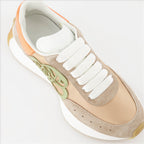 Sneaker Baskets Sprint Runner Alexander McQueen Beige Femme