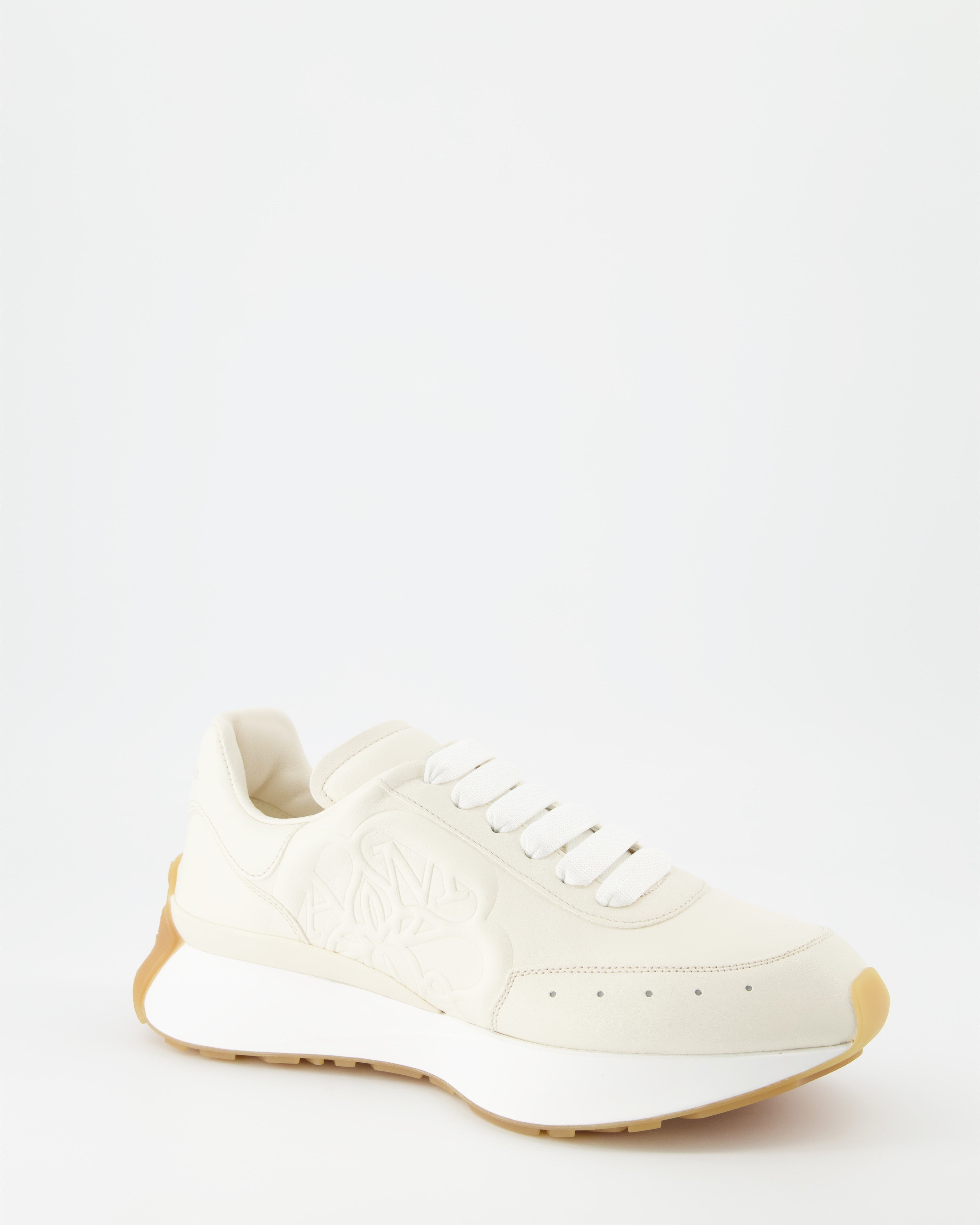 Sneakers Baskets Sprint Runner Alexander McQueen Beige Homme