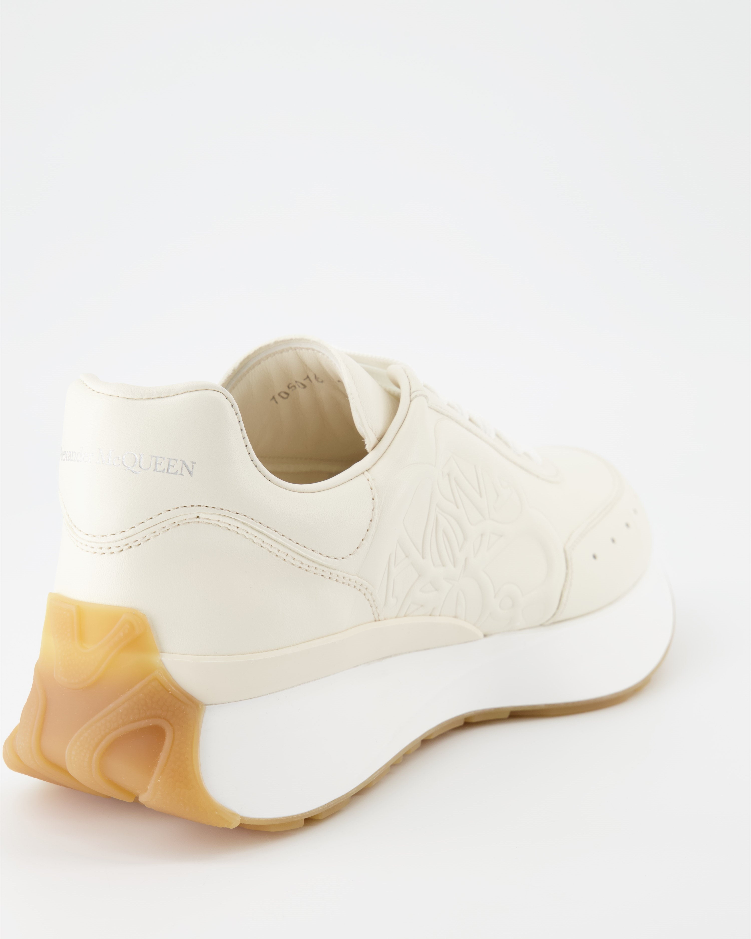 Sneakers Baskets Sprint Runner Alexander McQueen Beige Homme