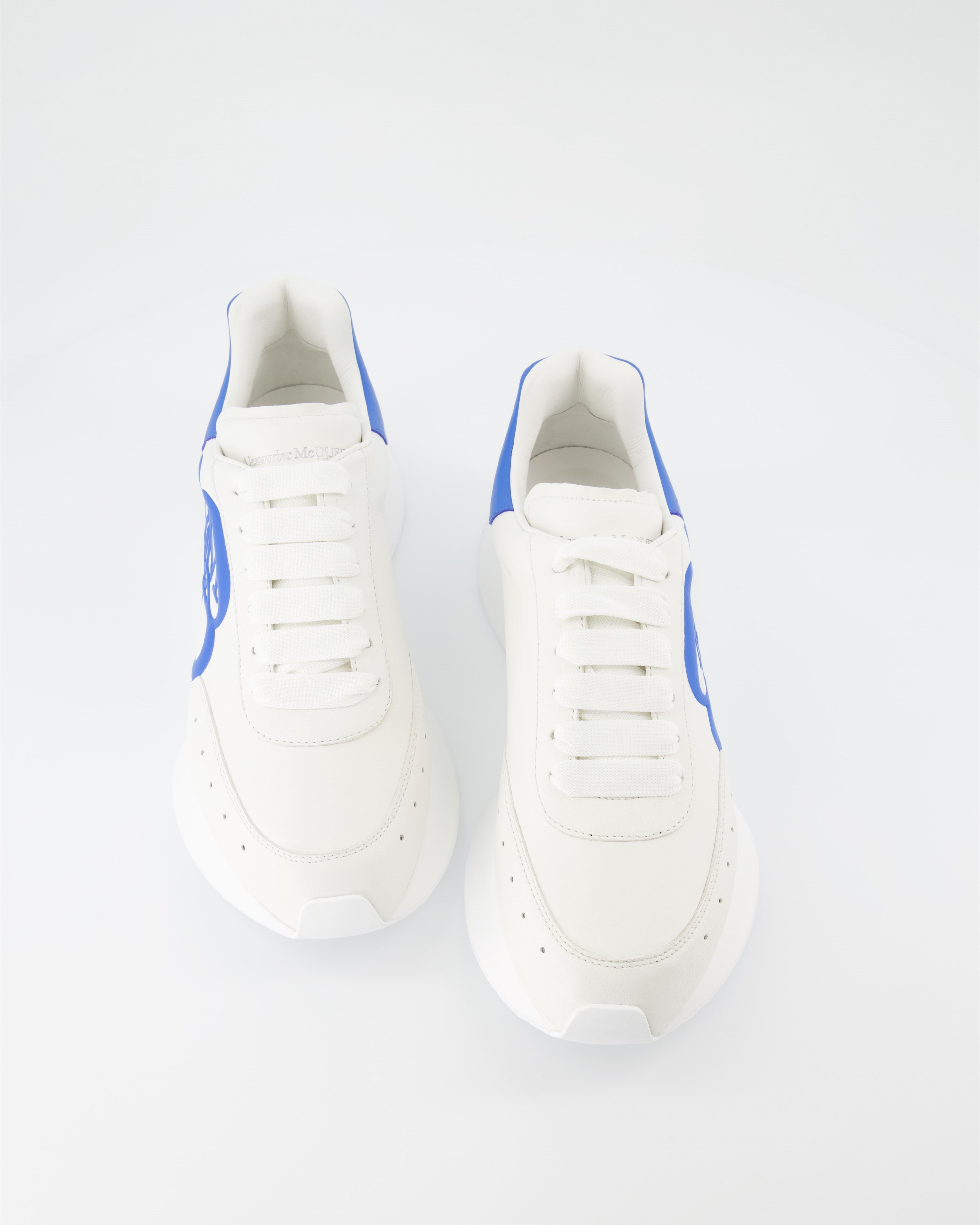 Sneakers Baskets Sprint Runner Alexander McQueen Blu Homme