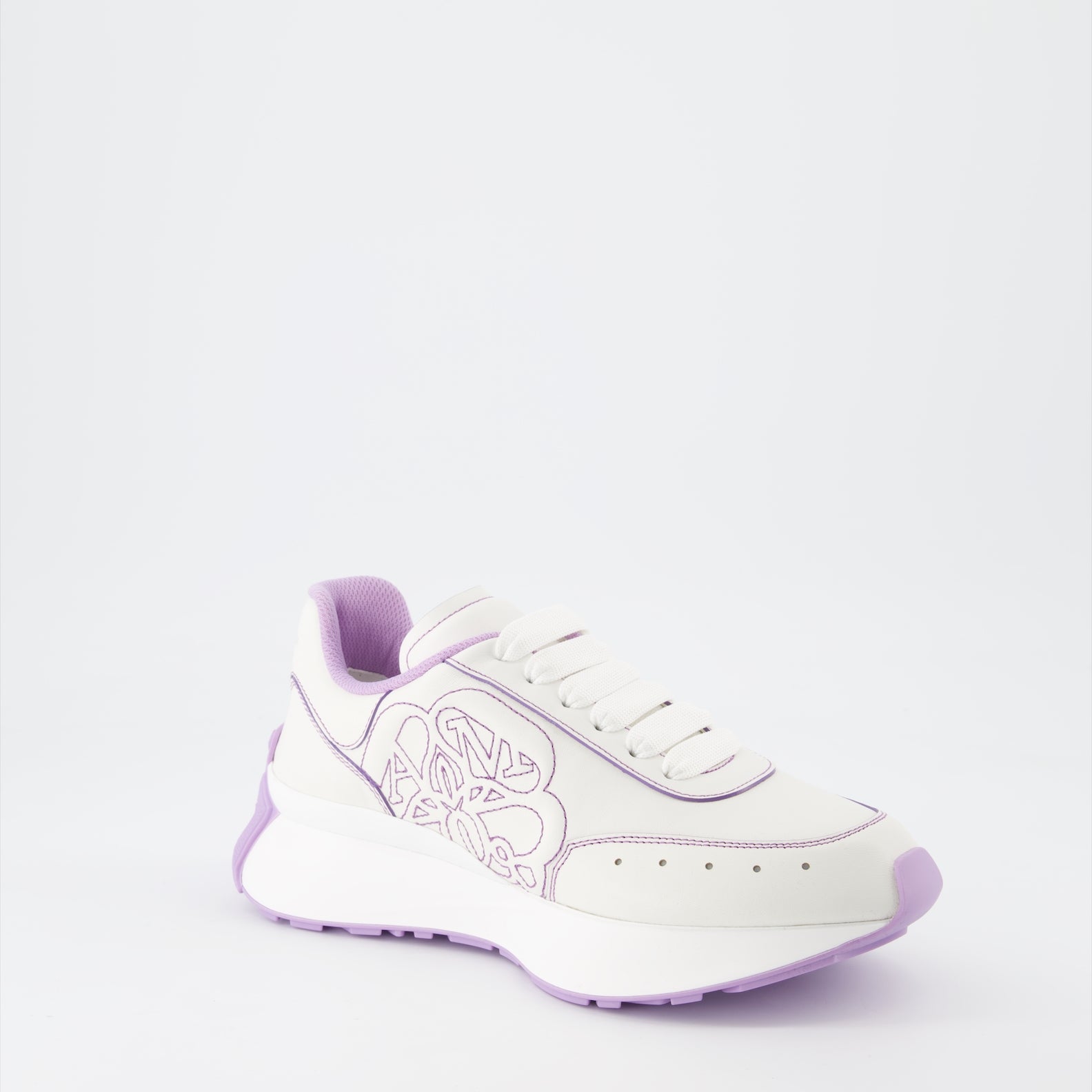 Baskets Baskets Sprint Runner Alexander McQueen Violet Femme