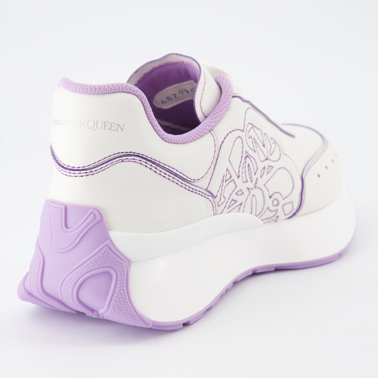 Baskets Baskets Sprint Runner Alexander McQueen Violet Femme