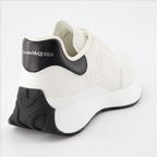 Sneakers Baskets Sprint Runner Alexander McQueen Bianco Homme