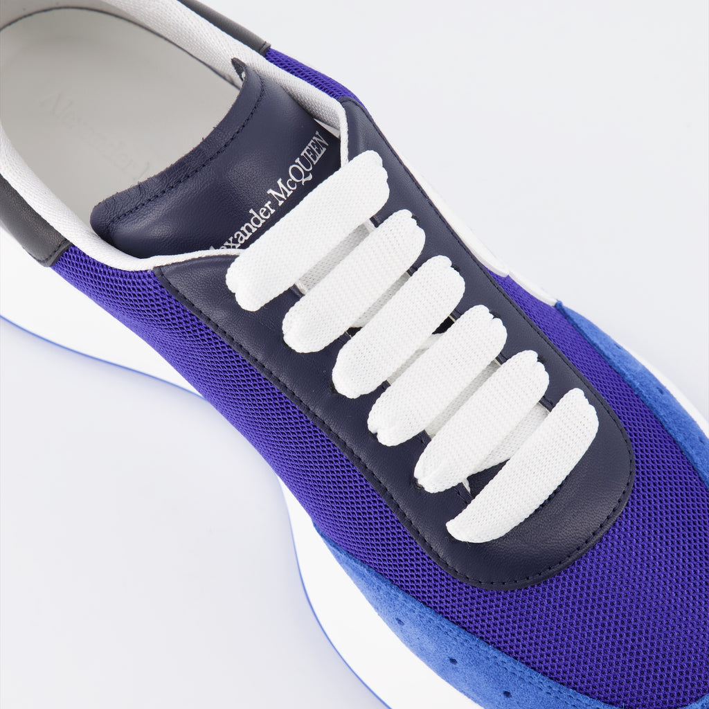 Baskets Baskets Sprint Runner Alexander McQueen Bleu Homme