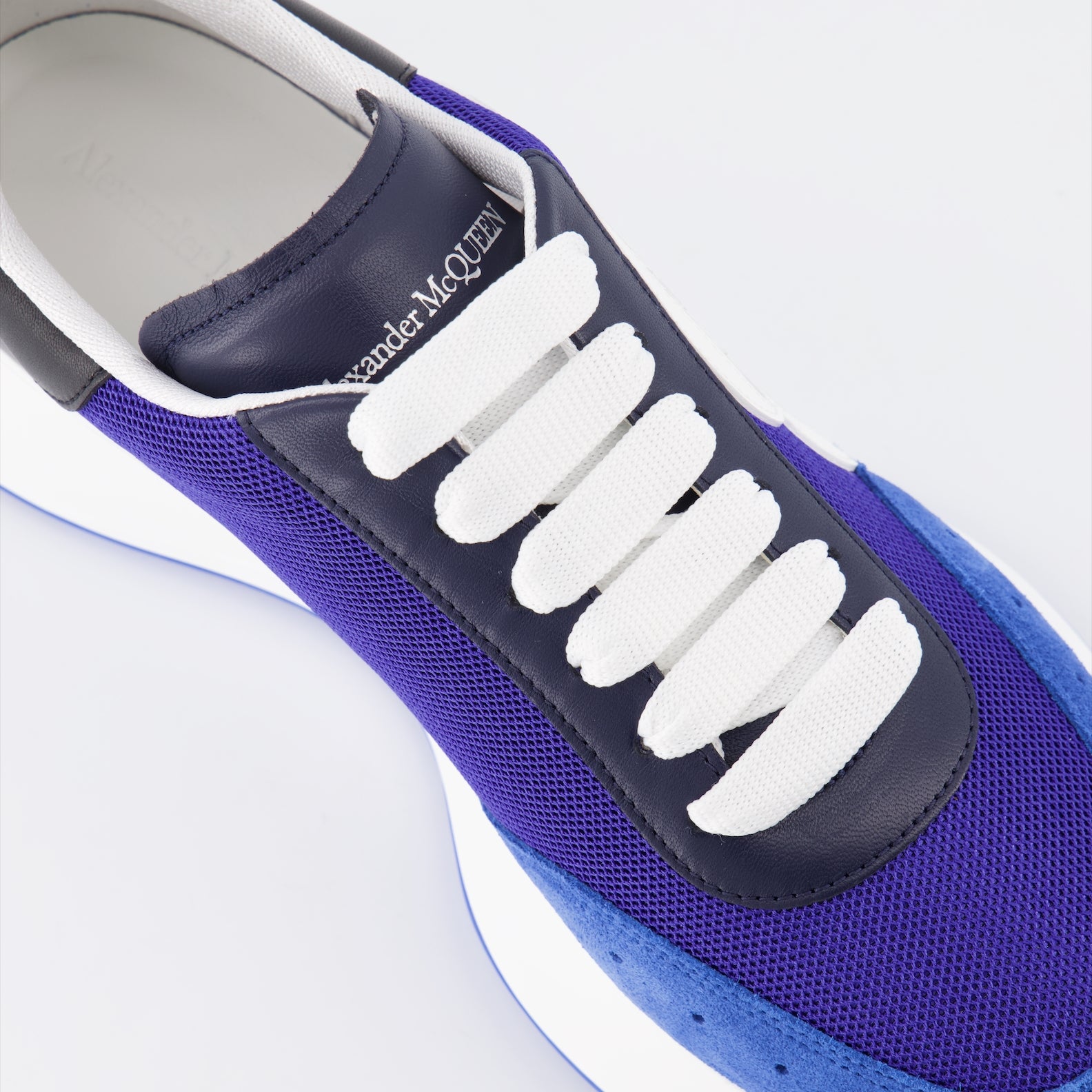 Baskets Baskets Sprint Runner Alexander McQueen Bleu Homme