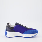Baskets Baskets Sprint Runner Alexander McQueen Bleu Homme