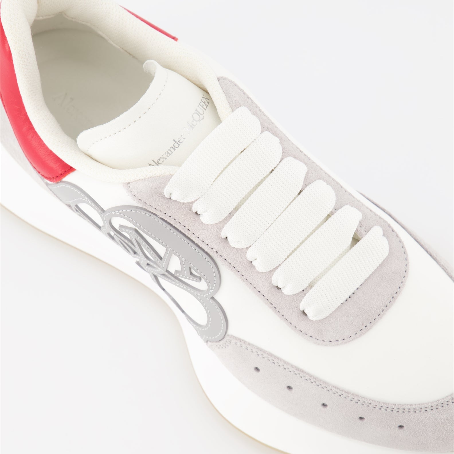 Baskets Baskets Sprint Runner Alexander McQueen Gris Femme