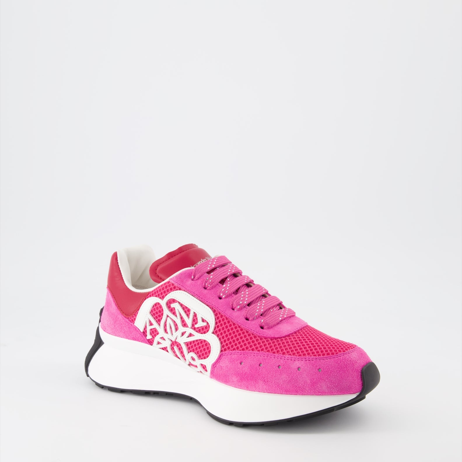 Tênis Baskets Sprint Runner Alexander McQueen Rosa Femme