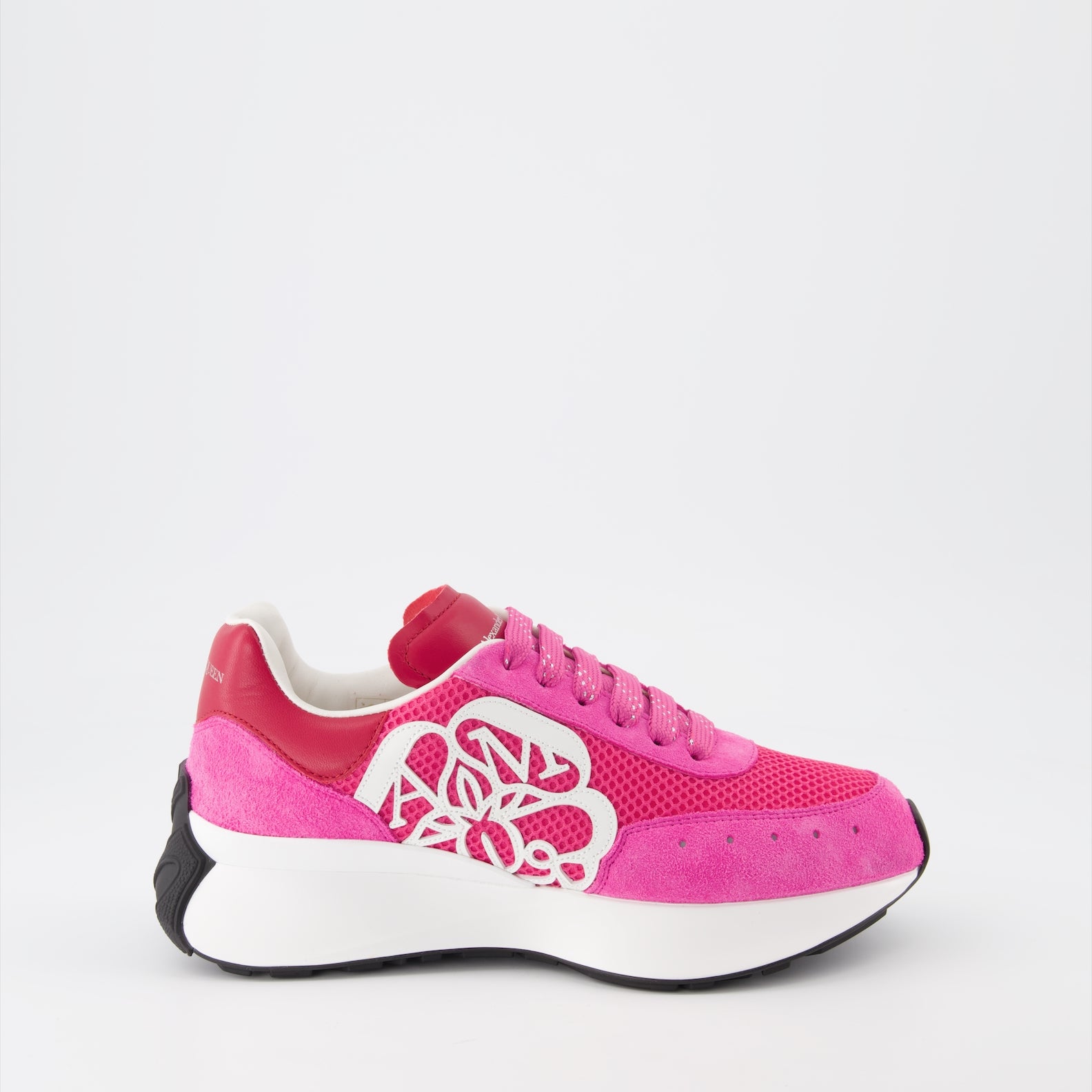 Tênis Baskets Sprint Runner Alexander McQueen Rosa Femme