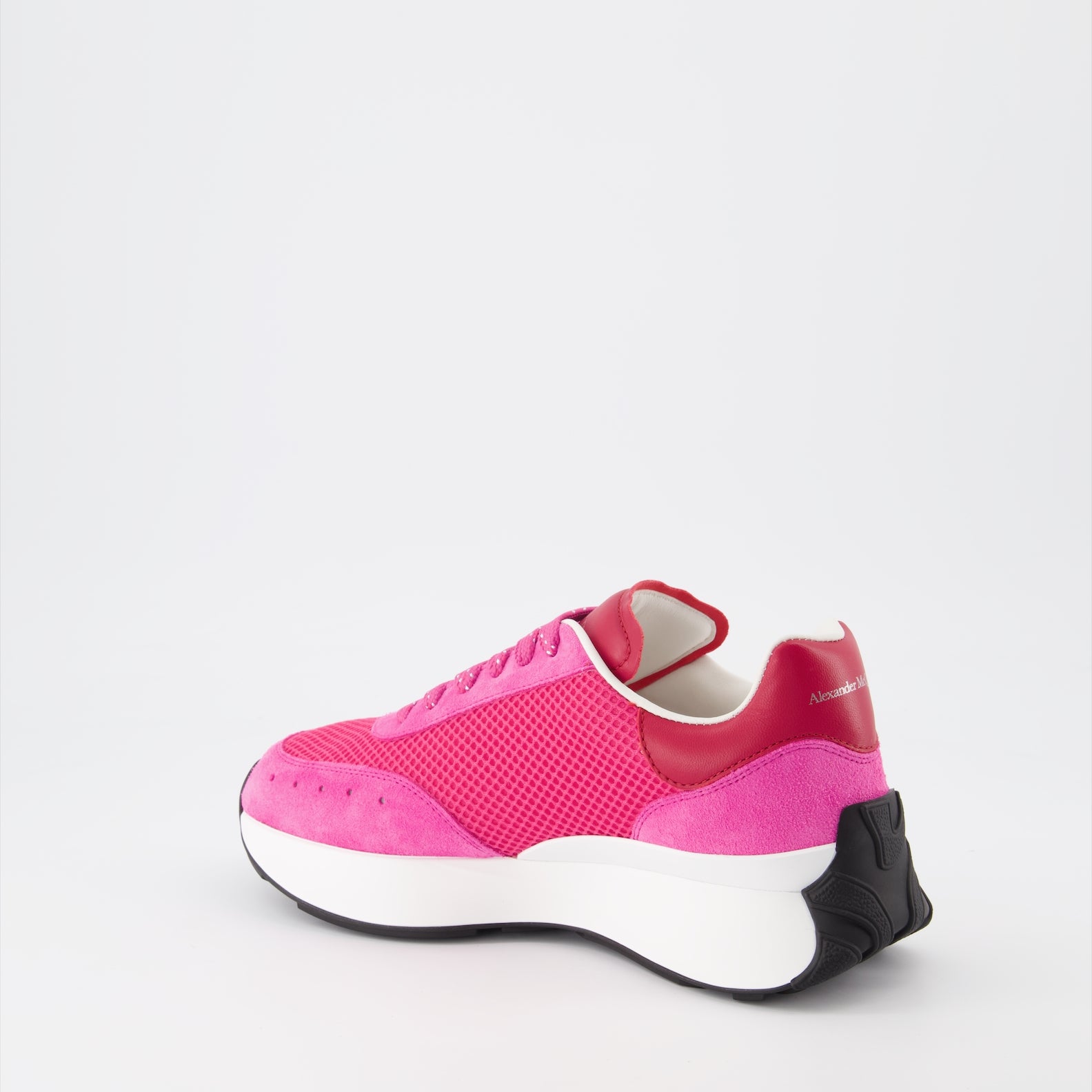 Tênis Baskets Sprint Runner Alexander McQueen Rosa Femme