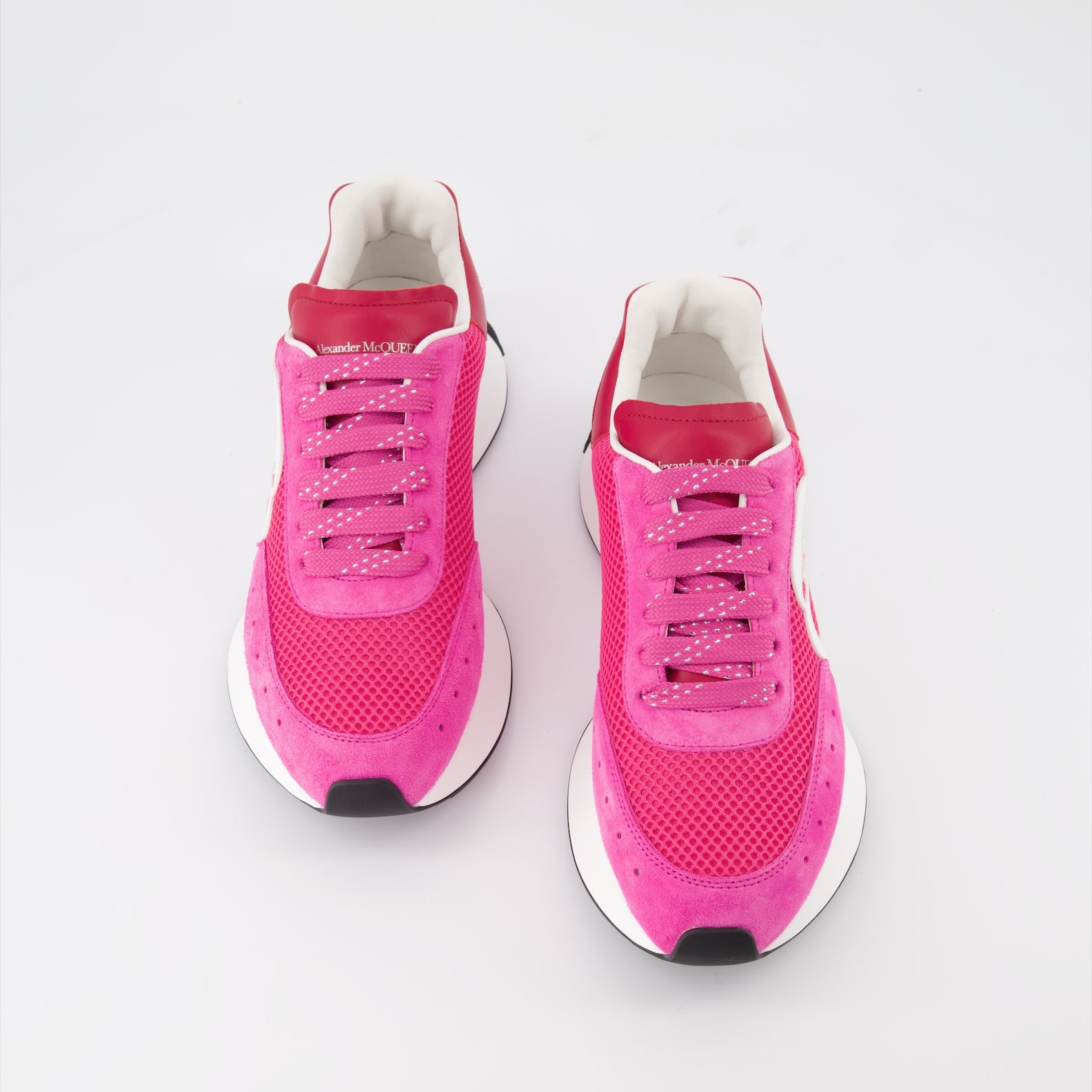 Tênis Baskets Sprint Runner Alexander McQueen Rosa Femme