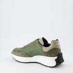 Sneaker Baskets Sprint Runner Alexander McQueen Verde Homme
