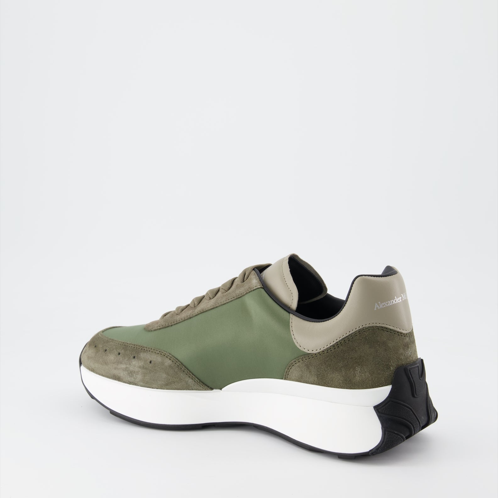 Sneaker Baskets Sprint Runner Alexander McQueen Verde Homme