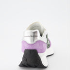 Baskets Baskets Sprint Runner Alexander McQueen Violet Femme