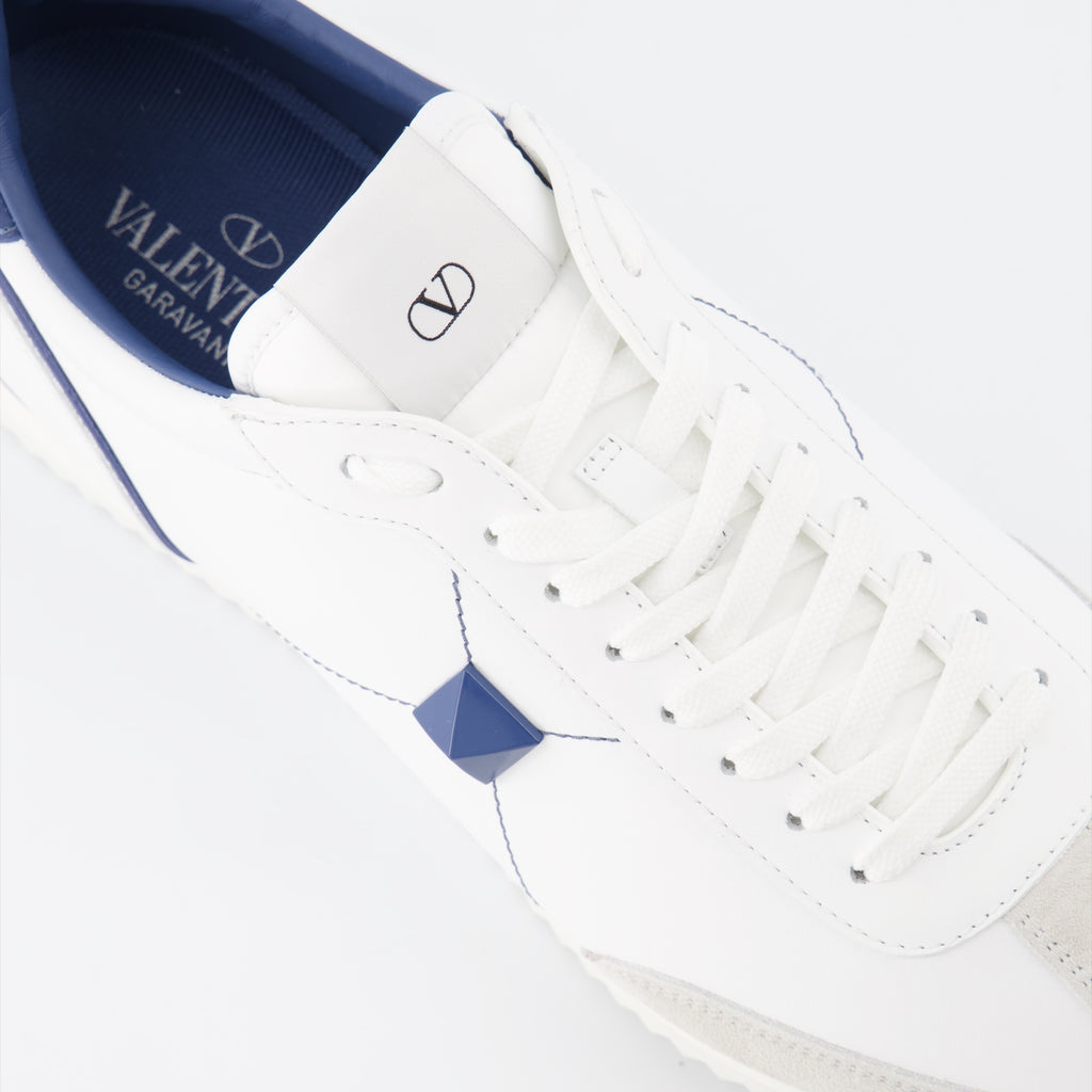 Sneakers Baskets Stud Around Valentino Garavani Blu Homme