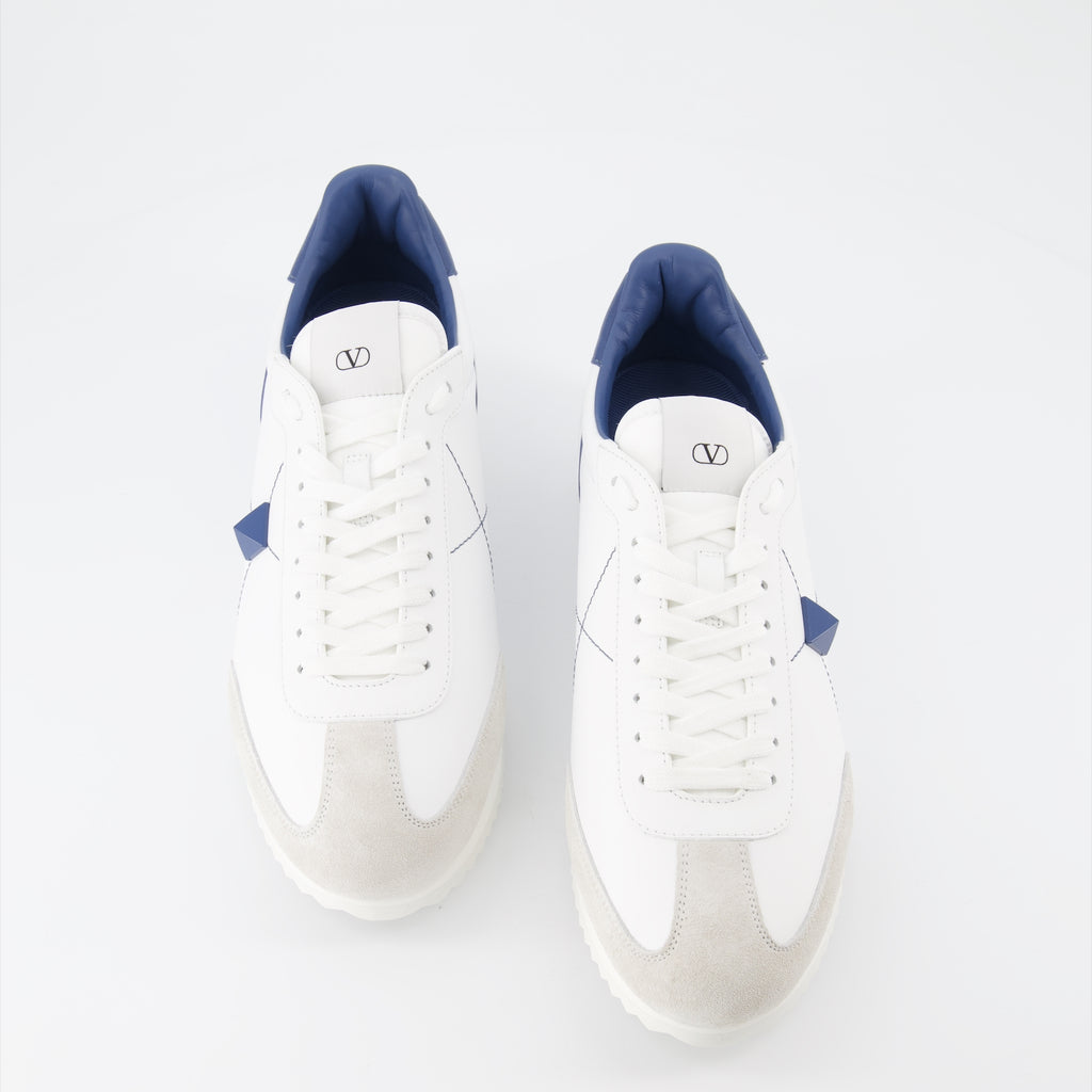 Sneakers Baskets Stud Around Valentino Garavani Blu Homme