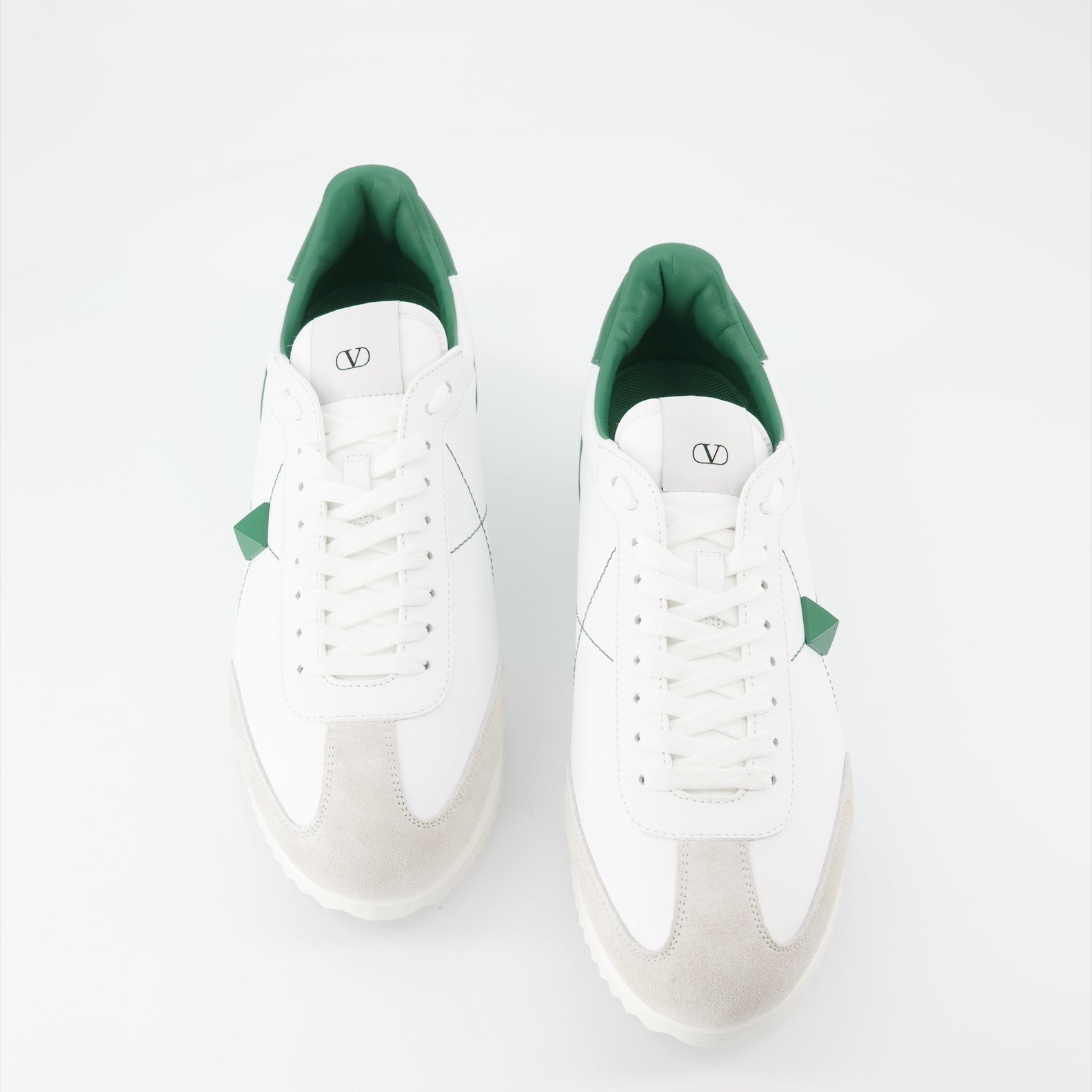 Sneaker Baskets Stud Around Valentino Garavani Grün Homme