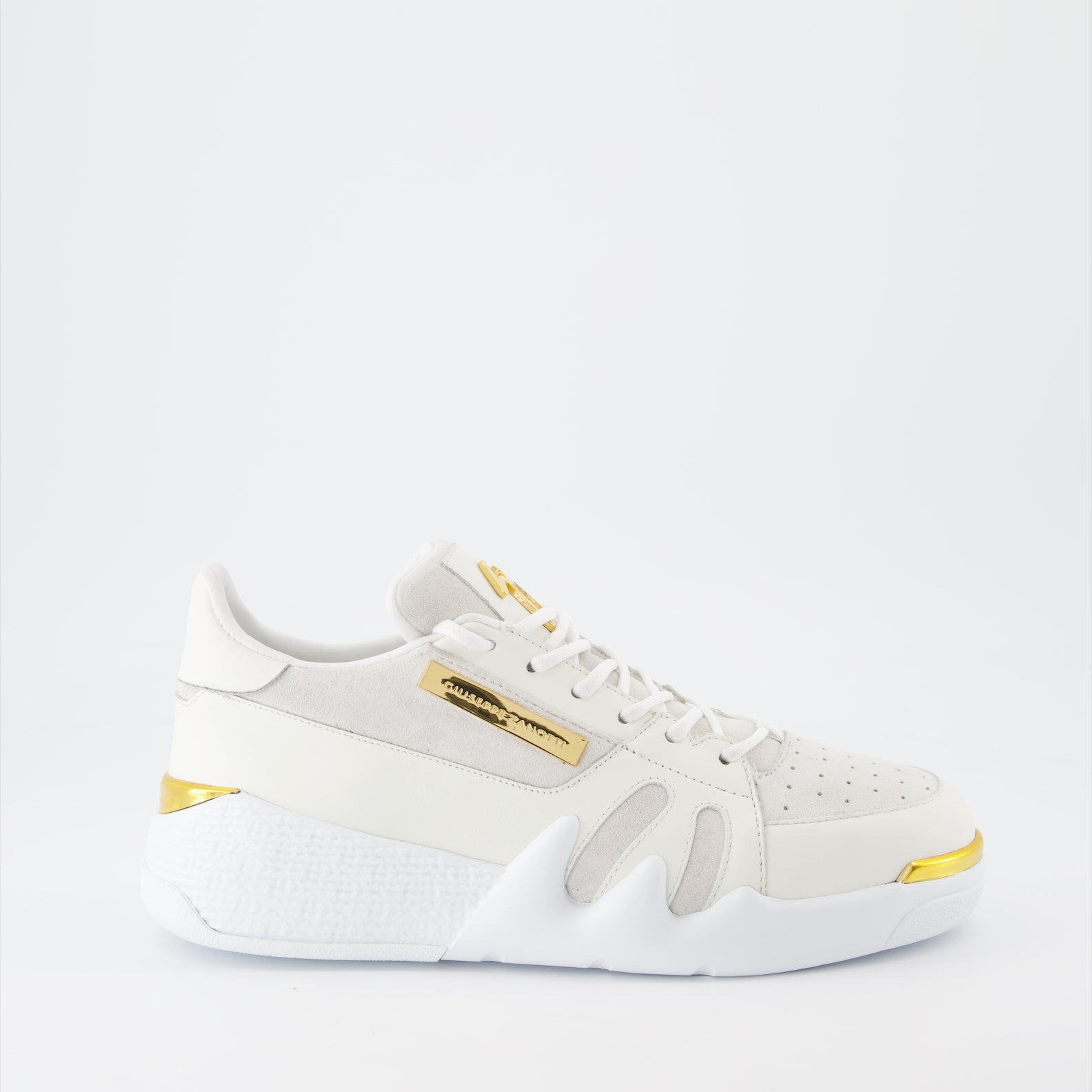 Sneakers Baskets Talon Giuseppe Zanotti Bianco Homme