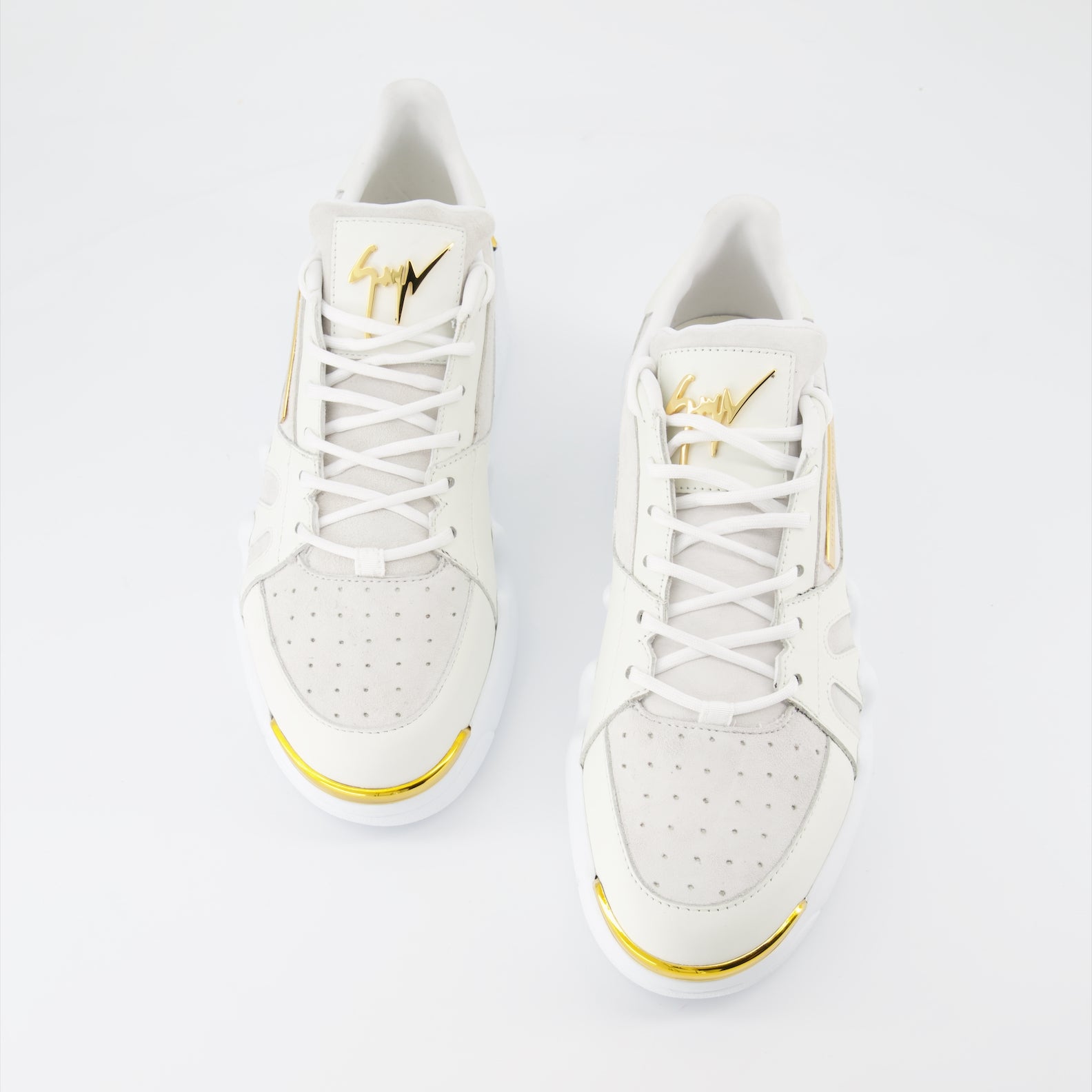 Sneakers Baskets Talon Giuseppe Zanotti Bianco Homme