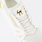 Sneakers Baskets Talon Giuseppe Zanotti Bianco Homme