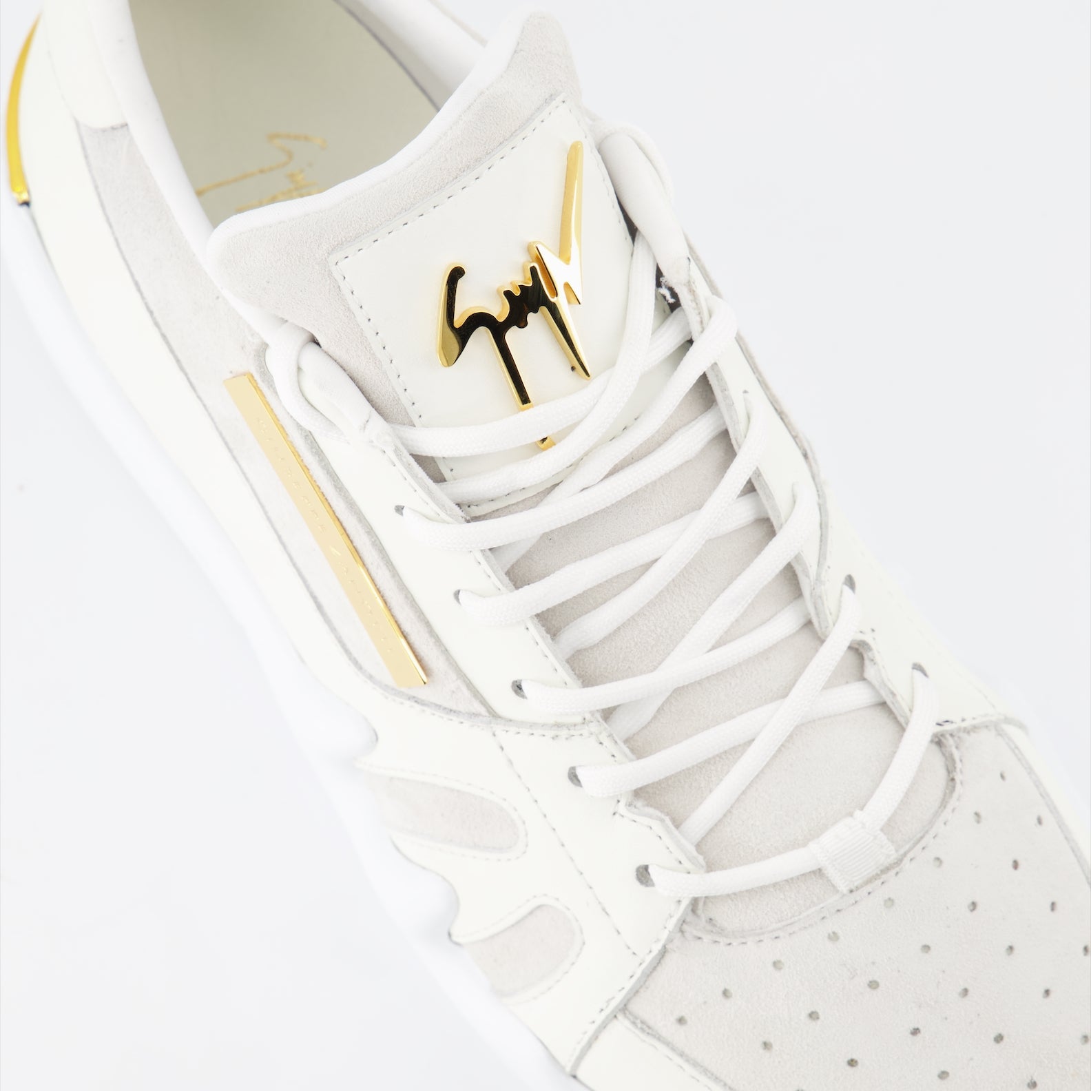 Sneakers Baskets Talon Giuseppe Zanotti Bianco Homme