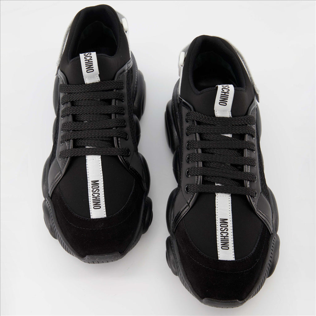 Baskets Baskets Teddy Moschino Noir Homme