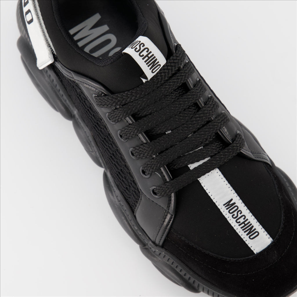 Baskets Baskets Teddy Moschino Noir Homme