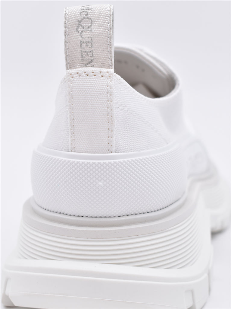 Sneakers Baskets Trainers Alexander McQueen Bianco Femme