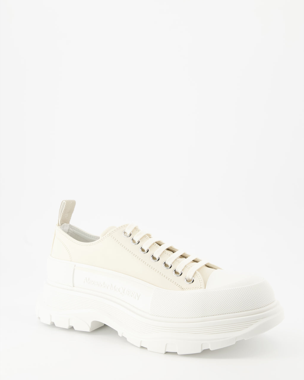 Sneaker Baskets Tread Slick Alexander McQueen Beige Homme
