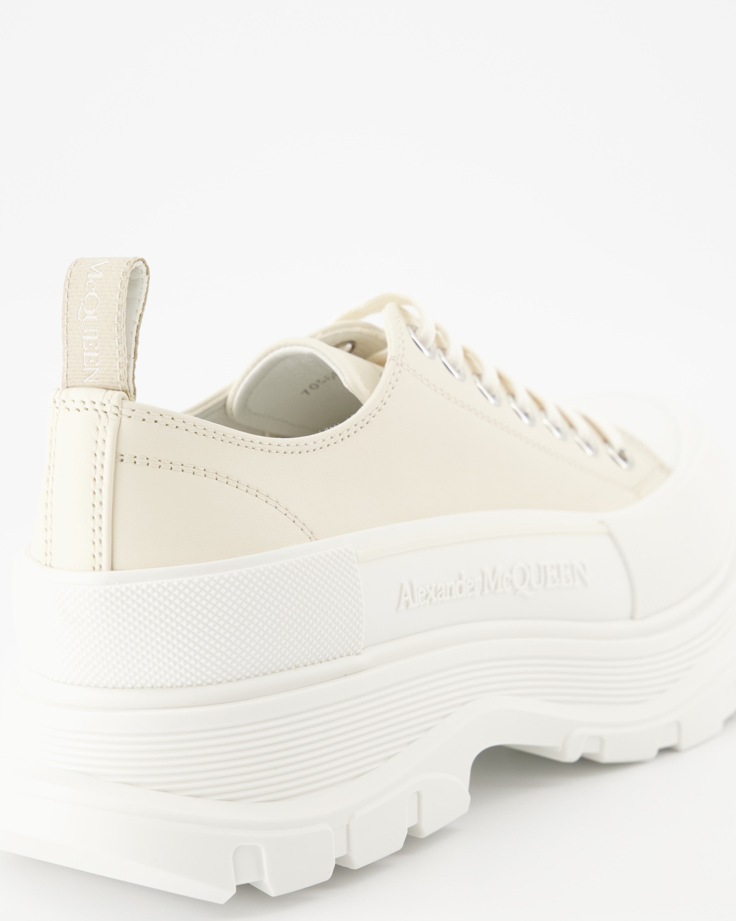 Sneaker Baskets Tread Slick Alexander McQueen Beige Homme