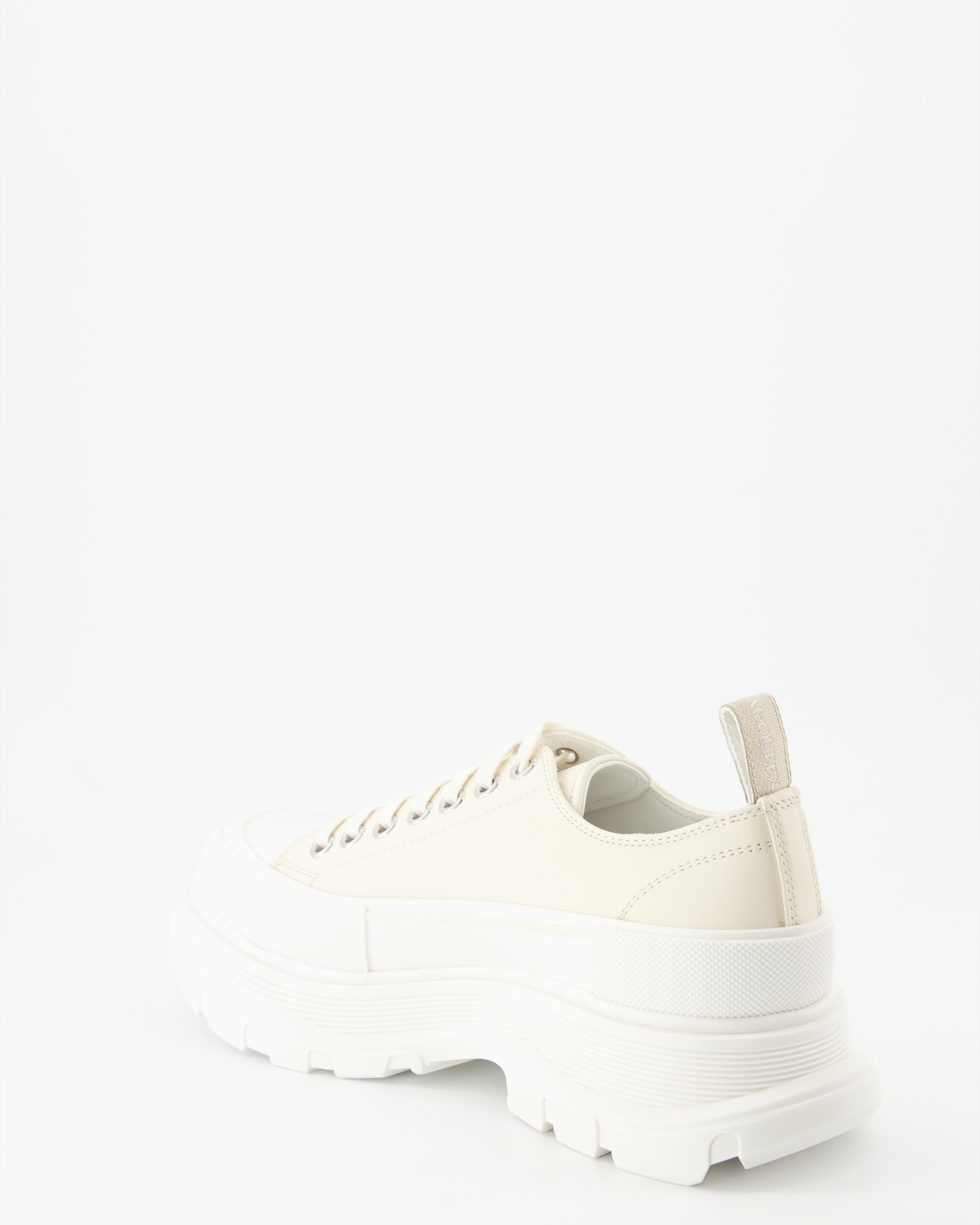 Sneaker Baskets Tread Slick Alexander McQueen Beige Homme