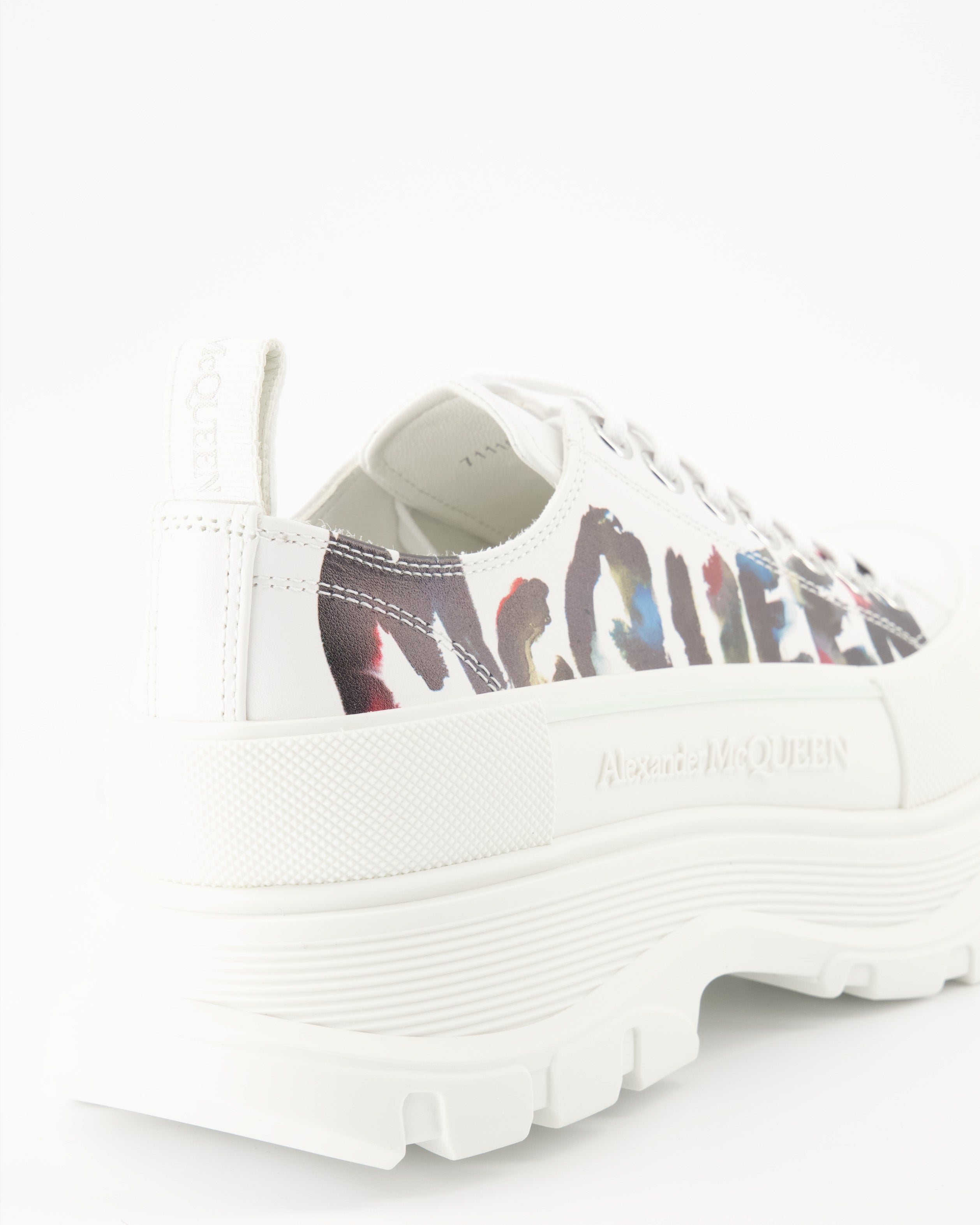 Sneaker Baskets Tread Slick Alexander McQueen Weiß Homme