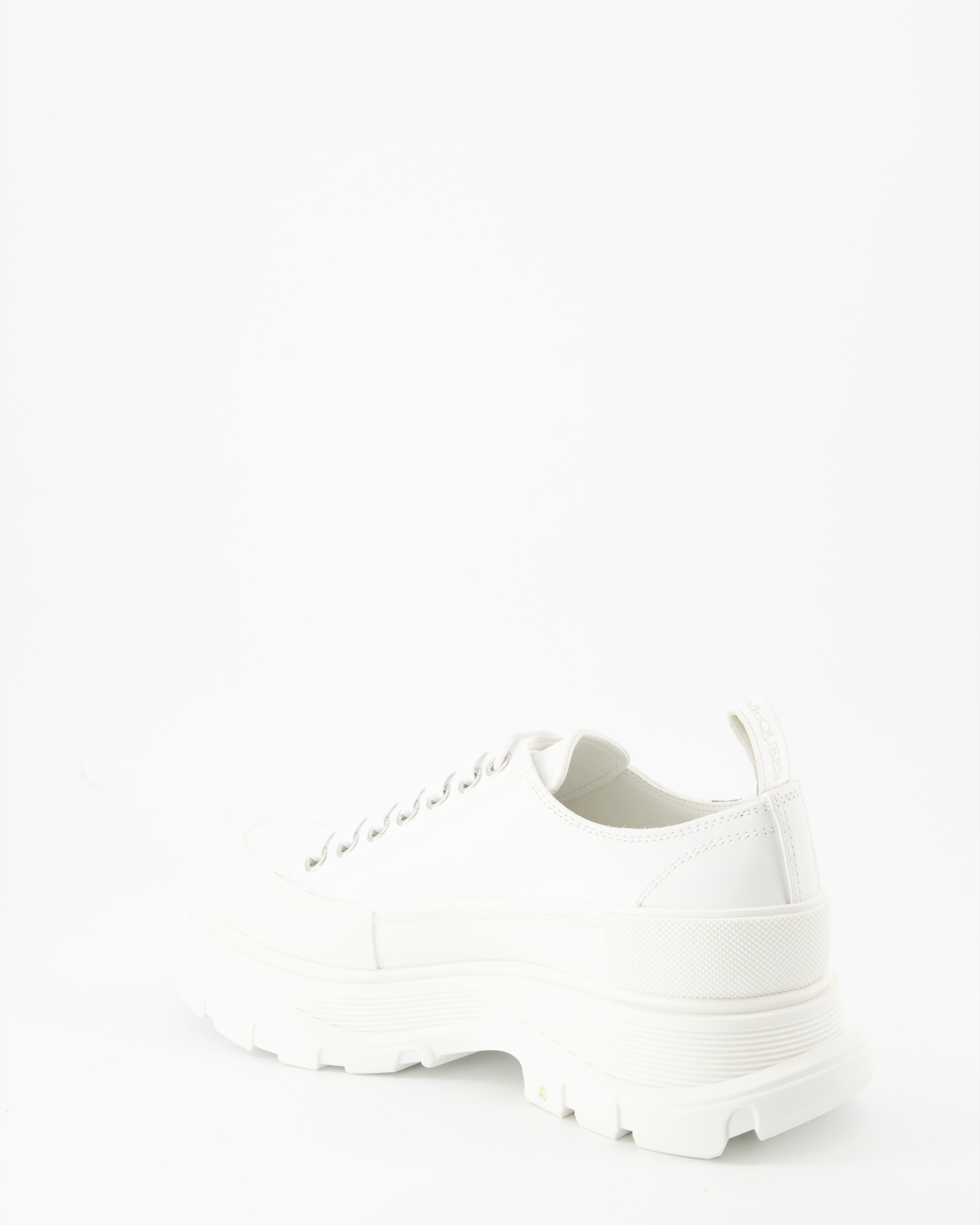 Sneaker Baskets Tread Slick Alexander McQueen Weiß Homme