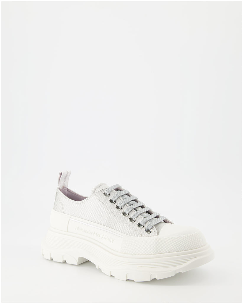 Tênis Baskets Tread Slick Alexander McQueen Cinza Femme