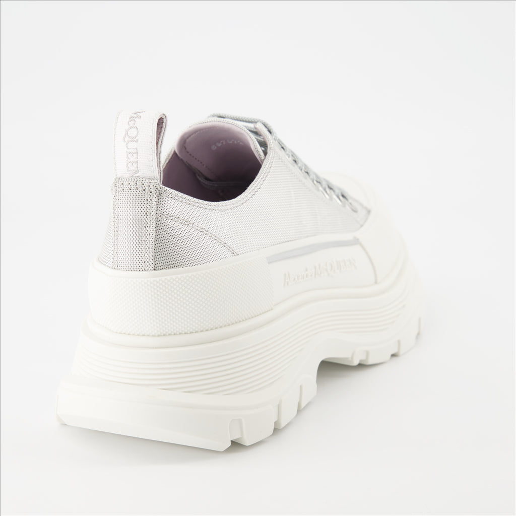 Tênis Baskets Tread Slick Alexander McQueen Cinza Femme