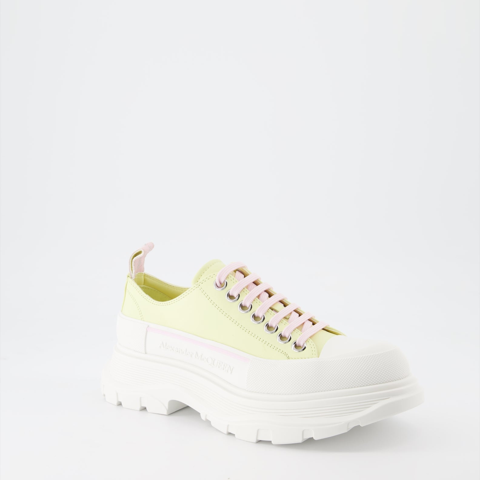 Sneaker Baskets Tread Slick Alexander McQueen Gelb Femme