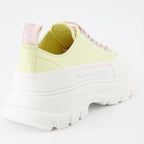 Sneaker Baskets Tread Slick Alexander McQueen Gelb Femme