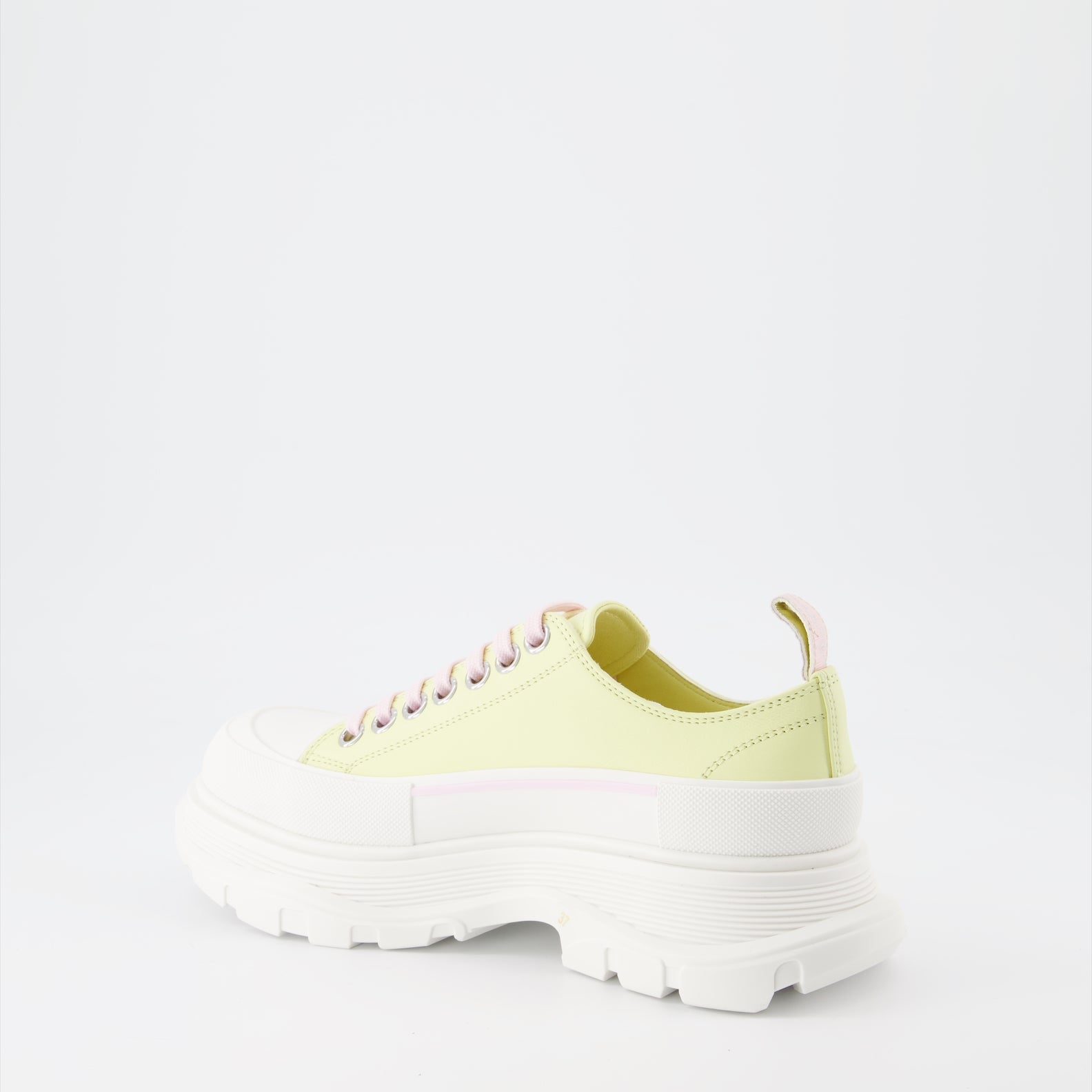 Sneaker Baskets Tread Slick Alexander McQueen Gelb Femme