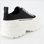 Sneaker Baskets Tread Slick Alexander McQueen Negro Homme