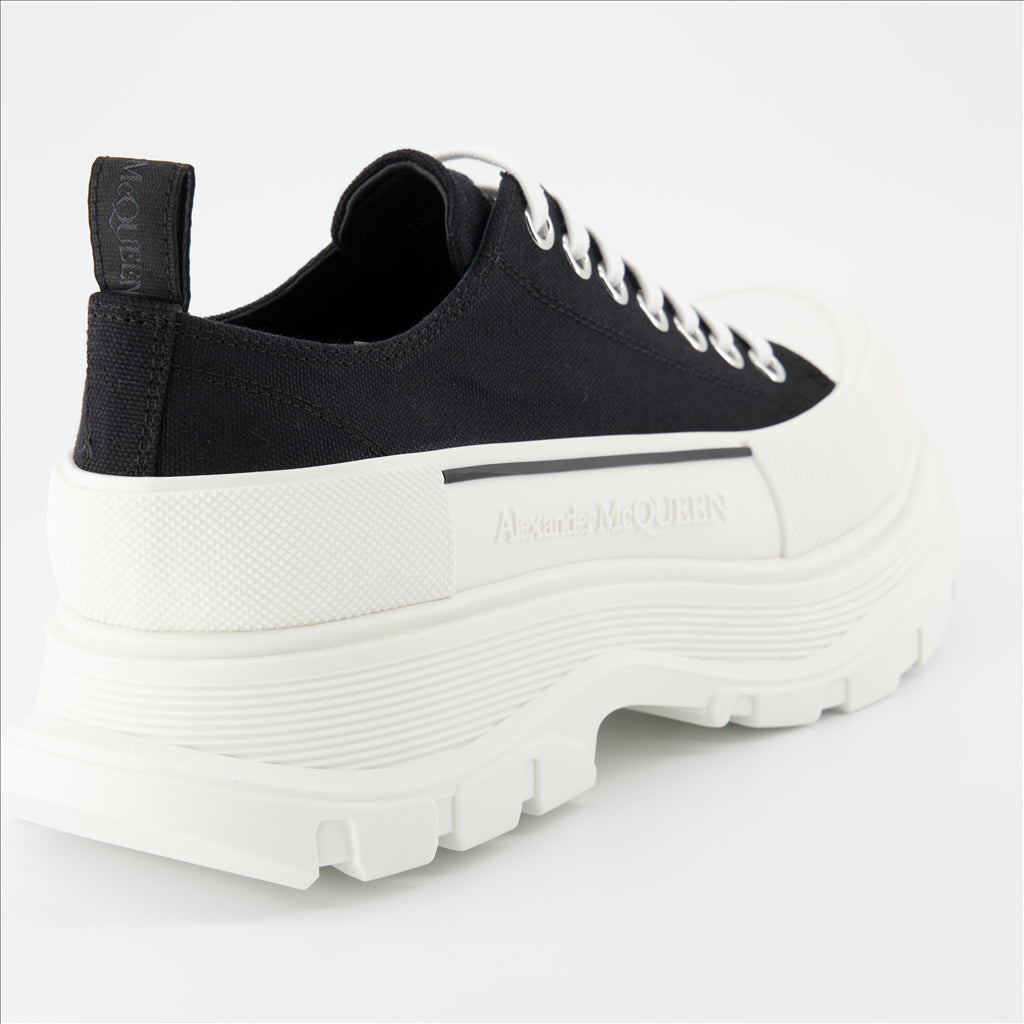 Sneaker Baskets Tread Slick Alexander McQueen Schwarz Homme