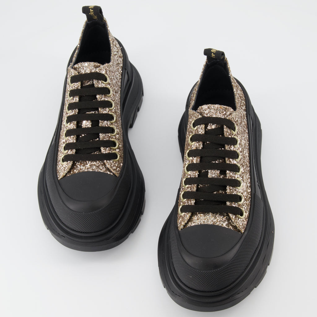Sneakers Tread Slick Sneakers Alexander McQueen Gold Women