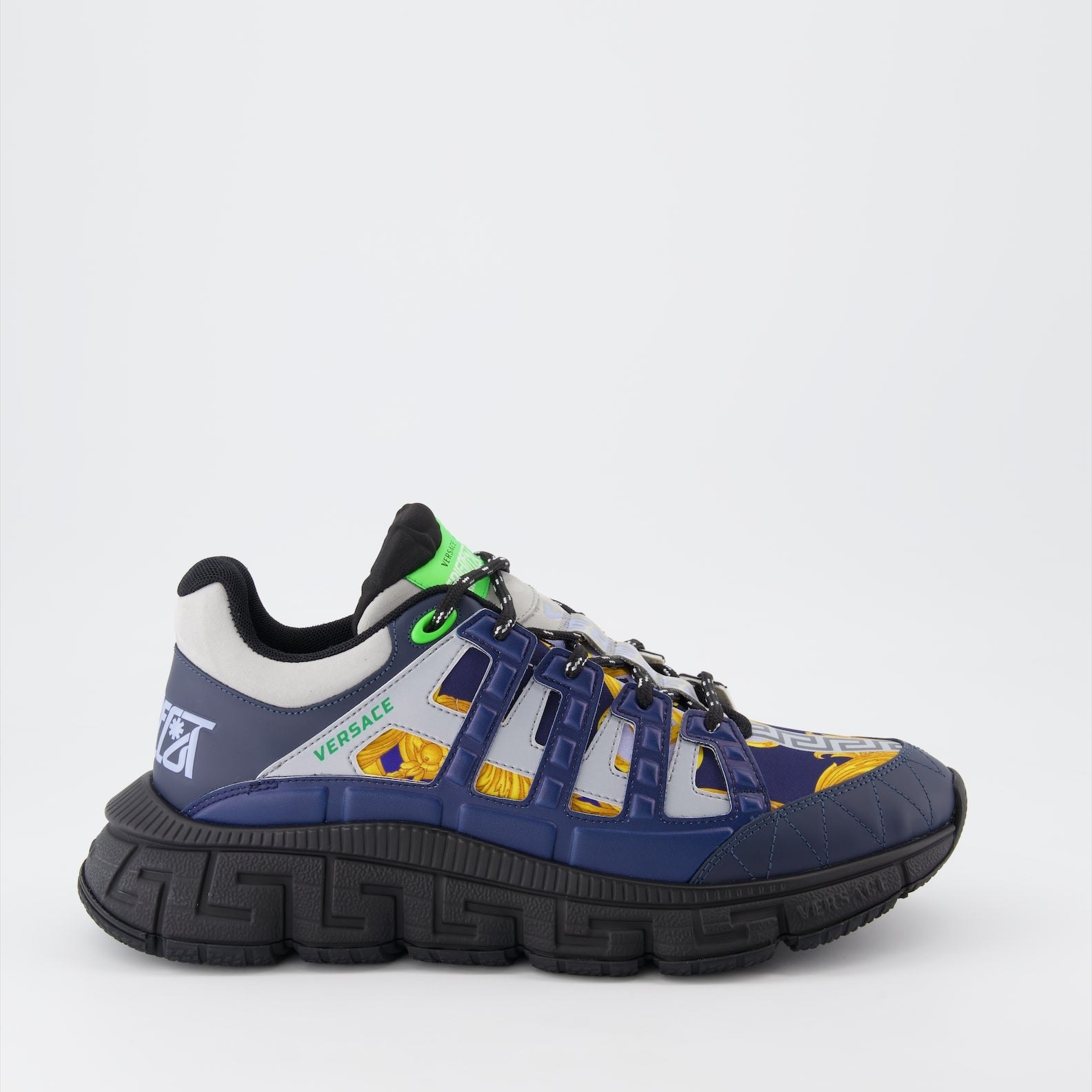 Sneaker Baskets Trigreca Versace Blau Homme